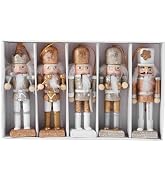VICASKY Nutcracker Soldier Christmas Tree Ornaments Doll Mug Decorations Wooden Nutcrackers Decor...