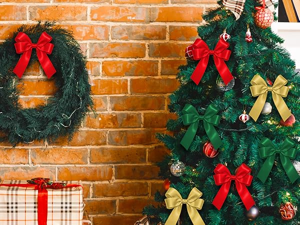 christmas ribbon wired