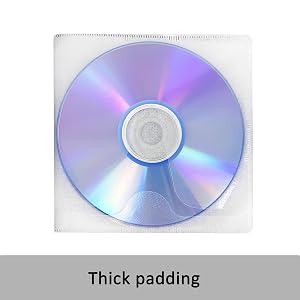 YILAG DVD Case CD Storage,40 Capacity CD Cases Holder DVD Storage Case Holders Wallet Binder