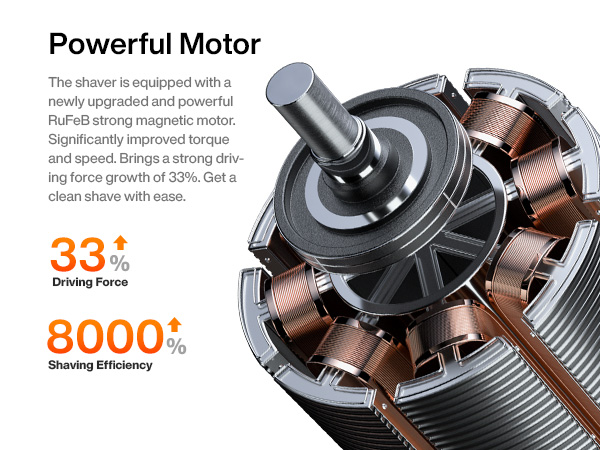 yoose mini shaver with powerful motor