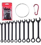 GOLD DEER 10PCS Mini Wrench Set Standard SAE 5/32"-7/16" Ignition Wrenches Open End and Box End C...
