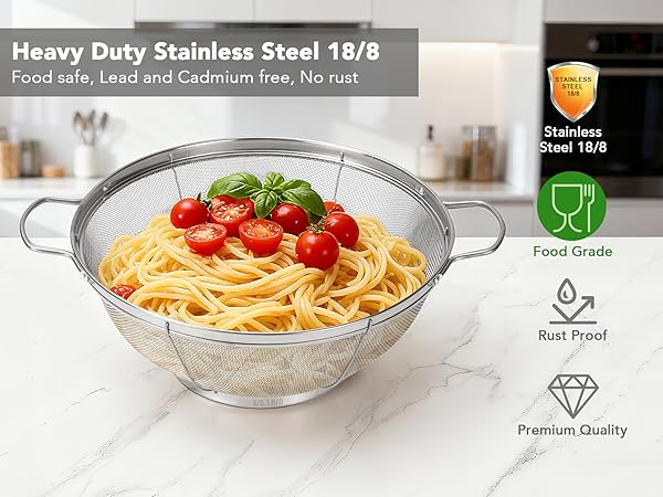heavy duty stainless steel 18/8