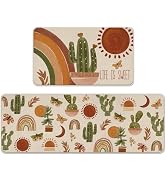 Tailus Kitchen Rugs Set of 2-17x29 and 17x47 Inch 451