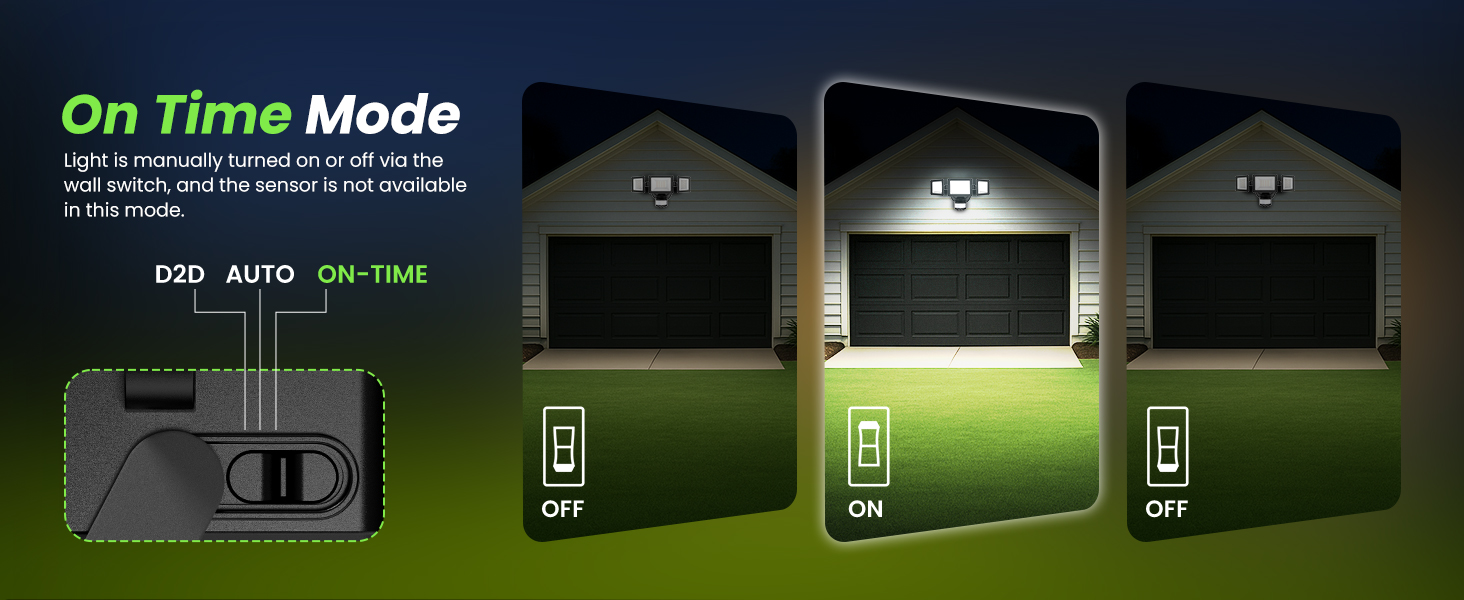 motion sensor outdoor lights