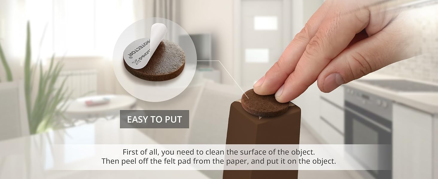 felt furniture pads for hardwood