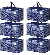 HomeHacks Moving Bags, Extra Large Size Moving Boxes, Heavy Duty Luggage Bags with Smooth Zipper ...