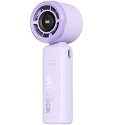 WHATOOK Portable Personal Handheld Fan: High Speed Cooling Fan, 12 Hours Battery Life, USB Rechar...