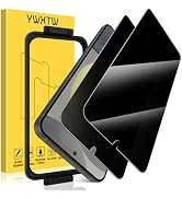 YWXTW EZ Unlock for Samsung Galaxy S24 Privacy Screen Protector, [0.1S Ultrasonic Fingerprint Sup...