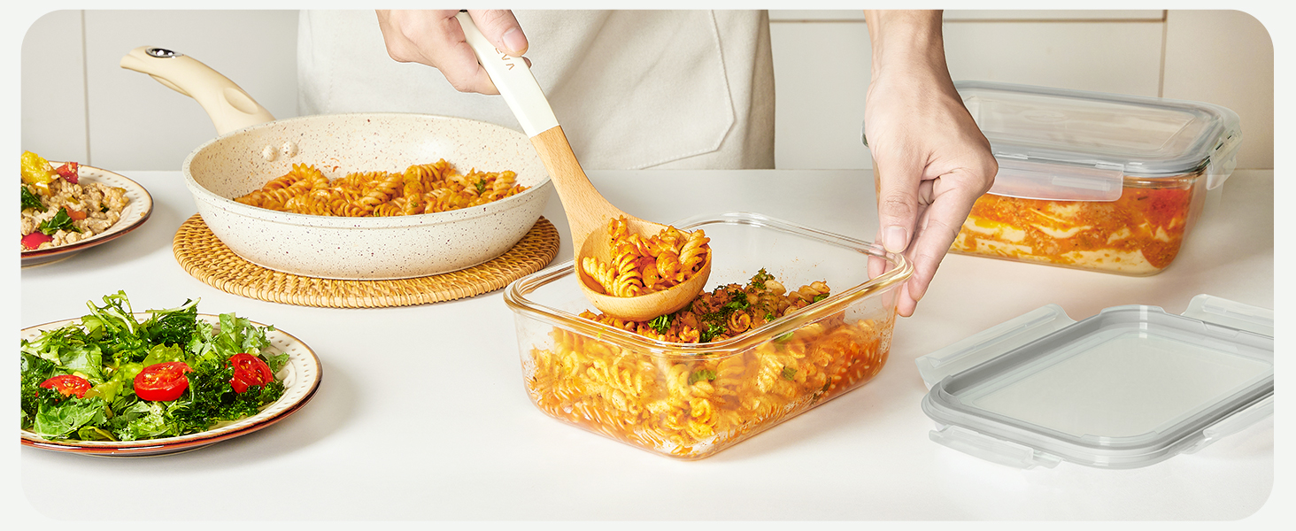 Large Glass Storage Containers with Lids