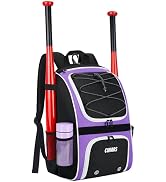 Ciihars Youth Baseball Bag - Baseball Backpack Bat & Glove Holder, T-Ball & Softball Equipment & ...