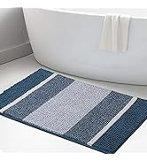 Bathroom Rugs Bath Mat for Bathroom Bath Rug Non Slip Shaggy Bath Rugs Extra Soft Absorbent Bathr...