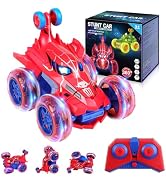 Givzan Spider RC Car for Kids – 4WD Remote Control Stunt Car with 360° Flip, Fast Monster Crawler...