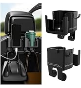OFBAND 2PCS Multifunctional Car Cup Holder + Car Phone Holder + Car Purse Hook,Hanging Back Seat ...