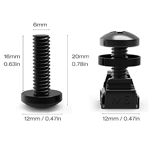 rack screw and cage nut