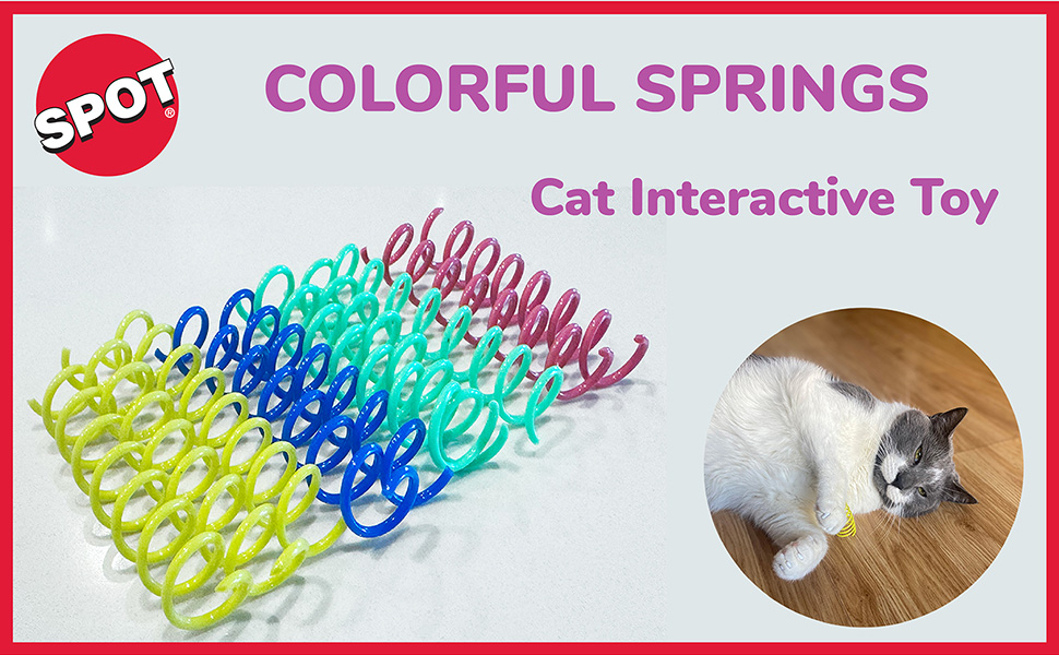kitten toys high energy self play springs active indoor cats juguetes para gatos activos coil