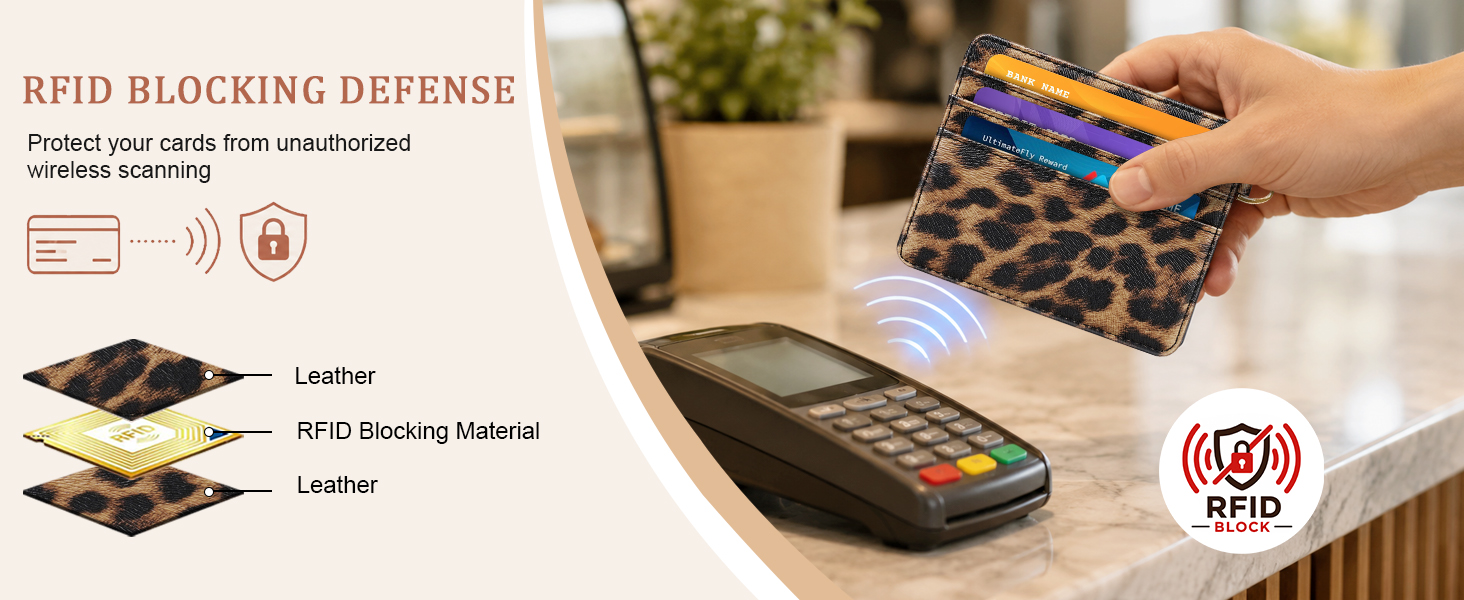 rfid card holder for women