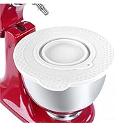 Silicone Mixer Bowl Cover Compatible with KitchenAid 4.5-5 Quart Tilt-Head Stand Mixer, Mixer Bow...