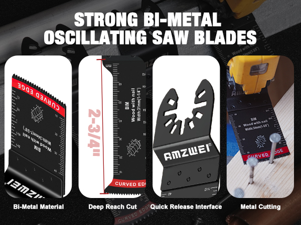 metal cutting osocillating saw blade