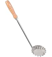 Zerodeko 6" Stainless Steel Deep Frying Mold with Handle - Kitchen Spoon for Mexican Buñuelos, Ro...