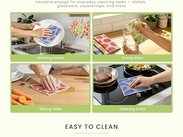 Versatile enough for everyday cleaning tasks - dishes,glassware,countertops,and more.