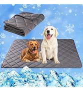 Paw Legend Dog Cool Mat for Dogs & Cats - Cool Tech Fabric, Washable Dog Sleeping Pad for Kennel,...
