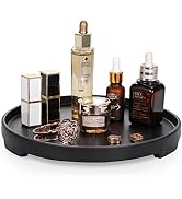 MoKo Vanity Tray, Resin Round Tray Decorative Catchall Organizer Storage Tray for Bathtub Accesso...