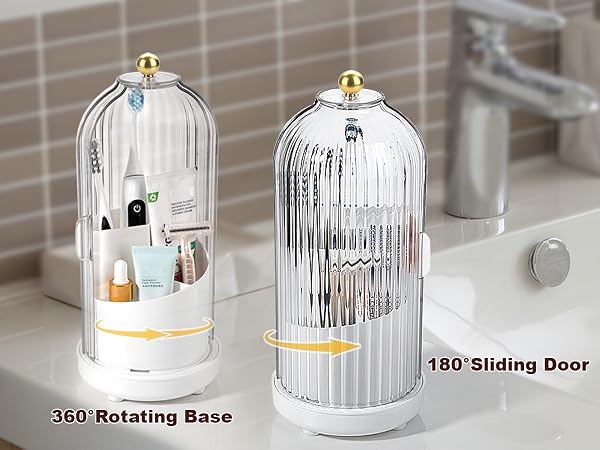 Rotating Bathroom Countertop Organizer