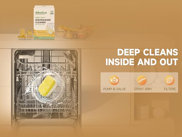 deep cleans inside and out