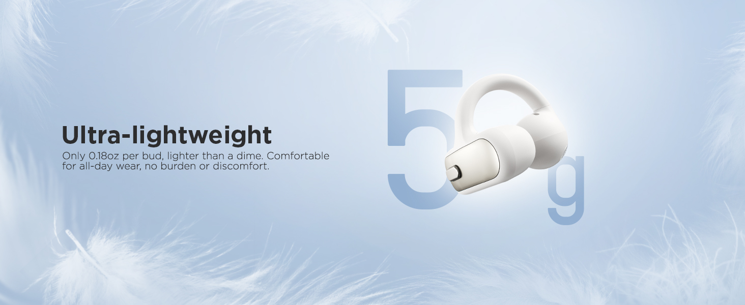 clip-on open-ear earbuds