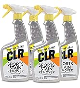 CLR Sports Stain Remover, Fights Odors, 32 Ounce Spray Bottle (Pack of 4), Packaging May Vary