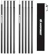 Tent Poles for Tarp, AVOFOREST Camping Tent Tarps Poles Adjustable Camping Accessories 76in Heavy...