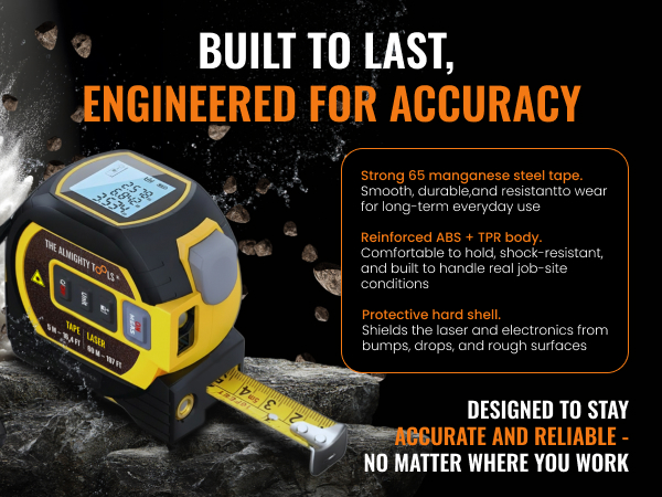 BUILT TO LAST, ENGINEERED FOR ACCURACY