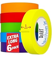 DEART Colored Masking Painters Labeling Tape Masking Tape 1 inch Color Painter Tapes for Arts & C...