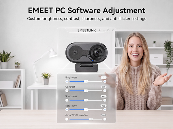 EMEET LINK software camera for PC