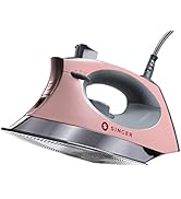 SINGER | Pink SteamCraft Iron with OnPoint Tip, 300ml Tank Capacity, & 1700 Watts