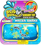 Magic Glitter Water Snake Fidget Toy 5" (1 Pack for Boy) - Anxiety Stress Toys Slippery Tricky Wi...