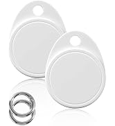 Spotelo Apple Find My Tracker Tag 2-Pack, IP68 Waterproof Key Finder, Bluetooth Item Locator with...