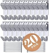 Performore 20 Pack of Heavy Duty Picture Hanging Hooks with Nails, 100lbs Picture Hanging Kit Har...