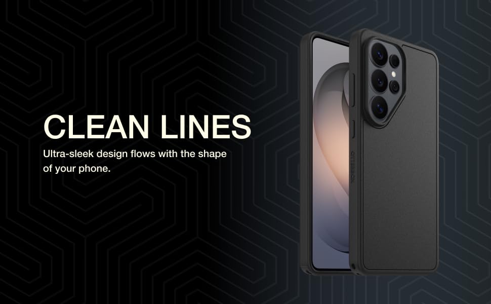 Clean lines. Ultra-sleek design flows with the shape of your phone.