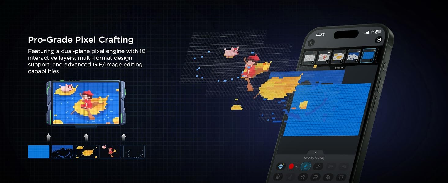 Pixel gaming light