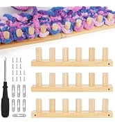 Wooden Loom Kit for Blankets, Aeelike 39 inch DIY Handmade Extra Jumbo Chunky Yarn Crochet Knitti...