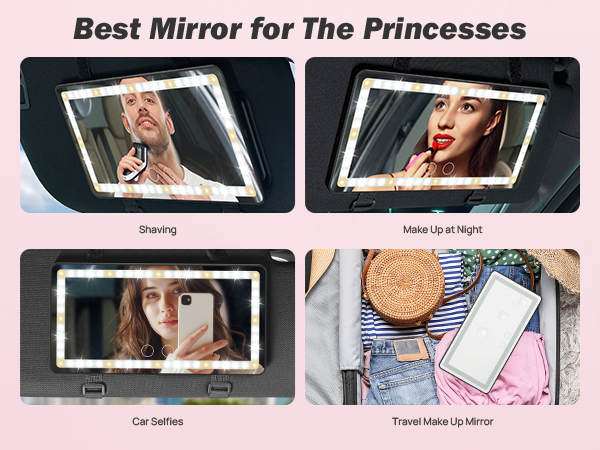 Car Sun Visor Vanity Mirror