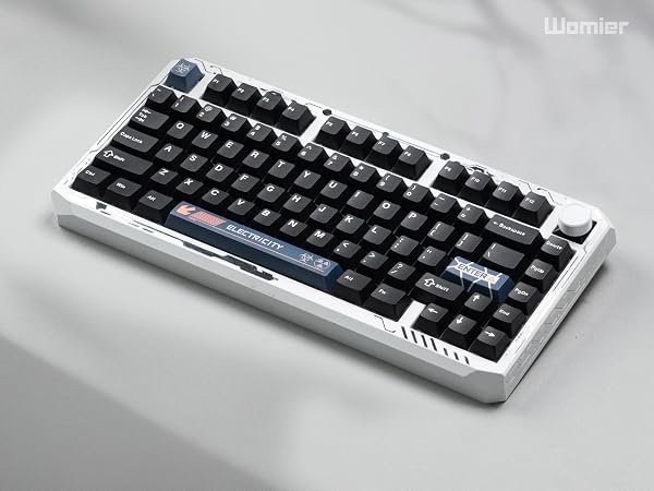 75% Wireless Keyboard with Knob Full Aluminum, VIA/QMK Custom Mechanical Keyboard
