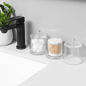 glass qtip holder