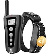 PATPET Dog Shock Collar - Rechargeable Dog Training Collar with Remote for Medium Large Dogs, 3 T...