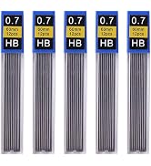 WsjiaboFux 5 Pack Set Mechanical Pencil Leads HB Pencil Refills Fine Point Pencil Lead Refill,Pen...
