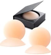 VOCH GALA Nipple Cover 2 Pairs - Seamless and Sheer Adhesive Silicone Nipple Pasties for Women Re...