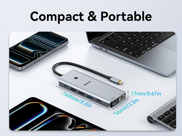 usb c hub dual monitors