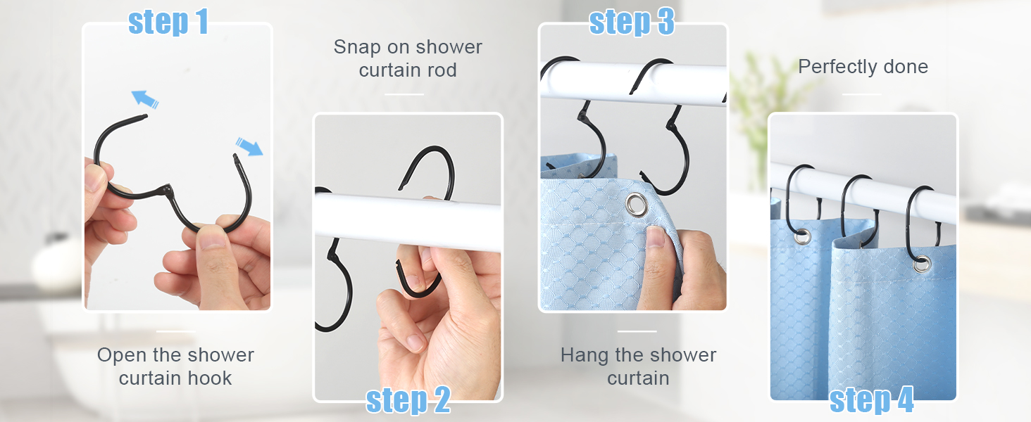 shower rings for curtain
