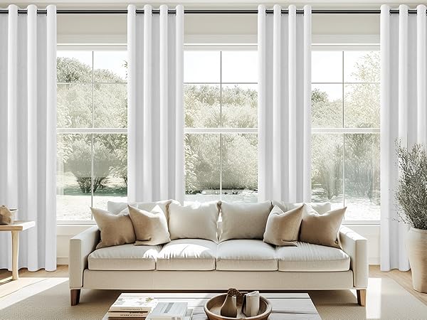 linen blackout curtains